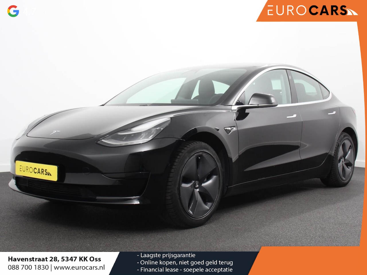 Tesla Model 3 - Standard RWD Plus 60 kWh Autopilot Premium Connectivity Leder Panoramadak PDC VA + Camera - AutoWereld.nl
