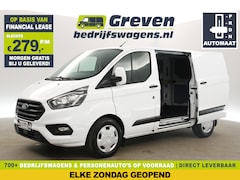 Ford Transit Custom - 300 2.0 TDCI L1H1 Automaat Airco Cruise LED 2xSchuifdeur 3 Persoons PDC Elektrpakket