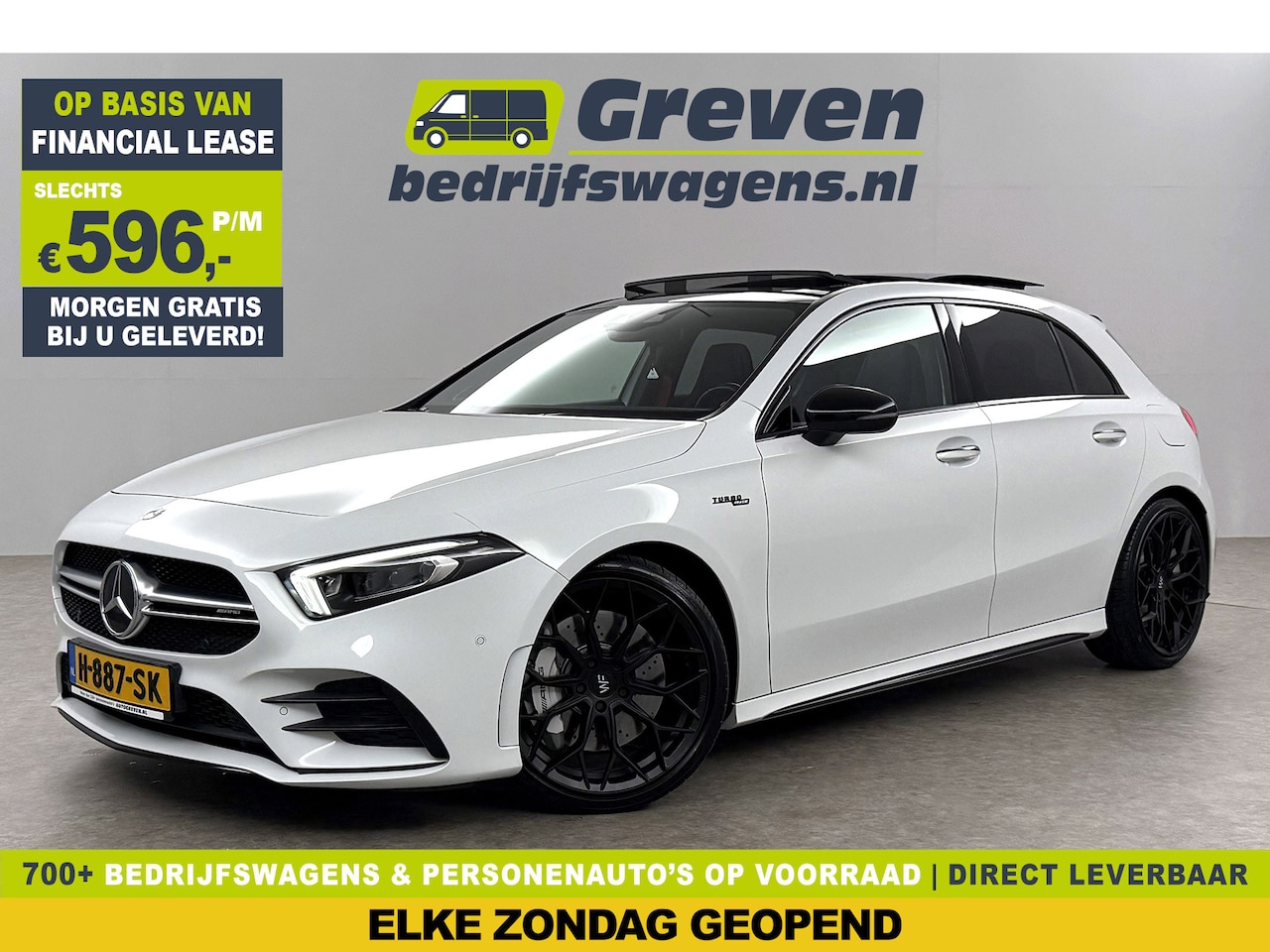 Mercedes-Benz A-klasse - AMG 35 4MATIC | 306PK | Performance Seats | Pano | Burmester-Audio | Sfeerverl LED Virtual - AutoWereld.nl