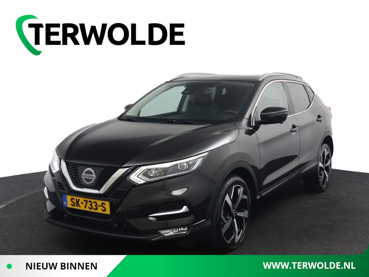 Nissan Qashqai - 1.2 Tekna + | AUTOMAAT | 360 camera | Stoelverwarming | Navigatie | Elektrisch verstelbare - AutoWereld.nl