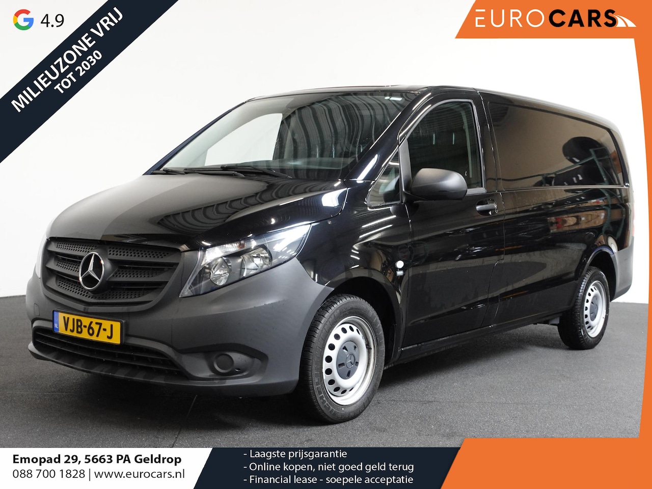 Mercedes-Benz Vito - Lang Navigatie Airco Trekhaak 3-zits Bluetooth Euro6 * - AutoWereld.nl