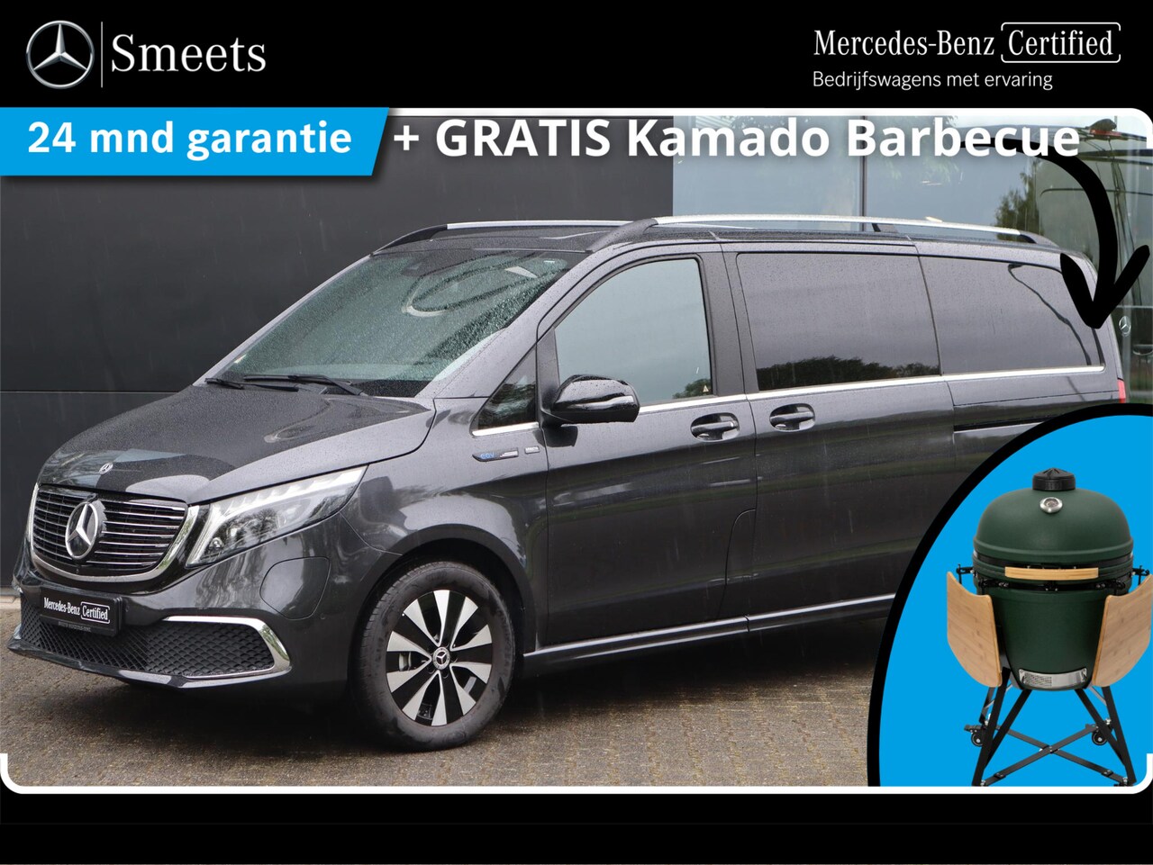 Mercedes-Benz EQV - 300 L2 VAN 2 ZITS SLECHTS 11415 km - AutoWereld.nl