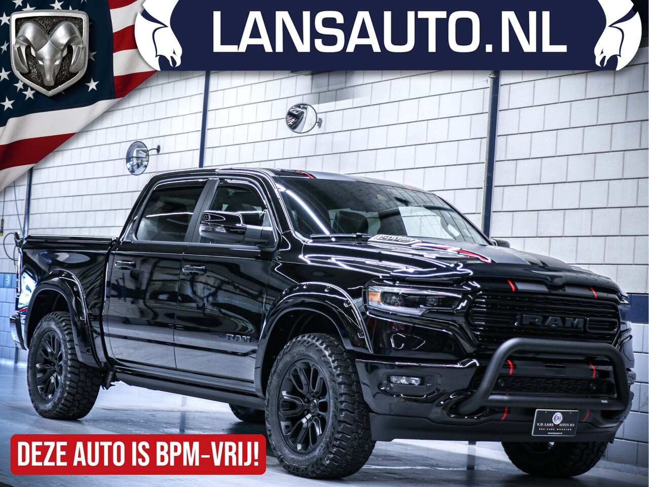 Dodge Ram 1500 - Limited Night Edition | Digitale cluster | 5.7L HEMI V8 - AutoWereld.nl