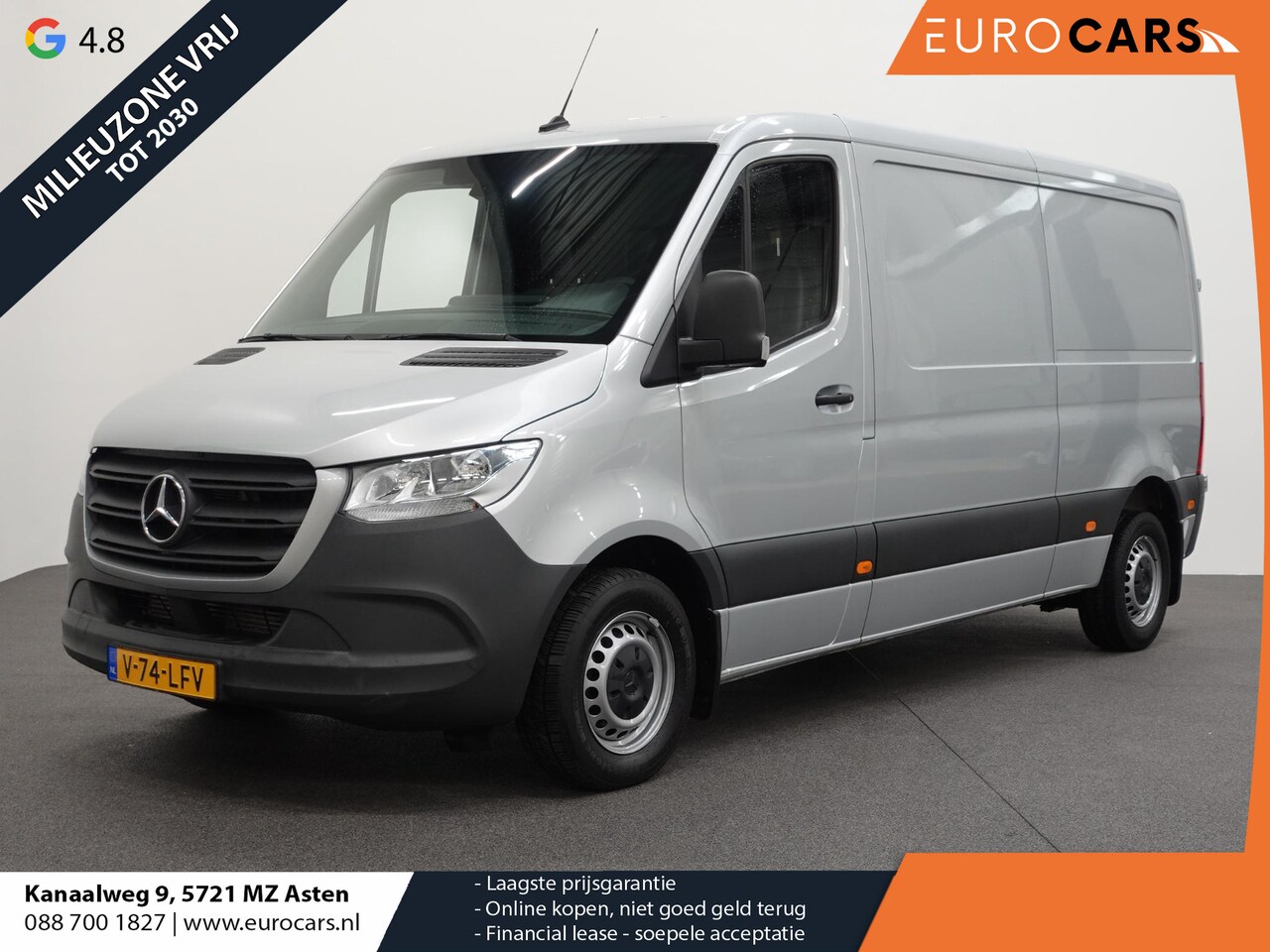Mercedes-Benz Sprinter - 140pk Automaat L2H1 Trekhaak Cruise Control Camera  Apple Carplay/ Android Auto Airco Euro - AutoWereld.nl