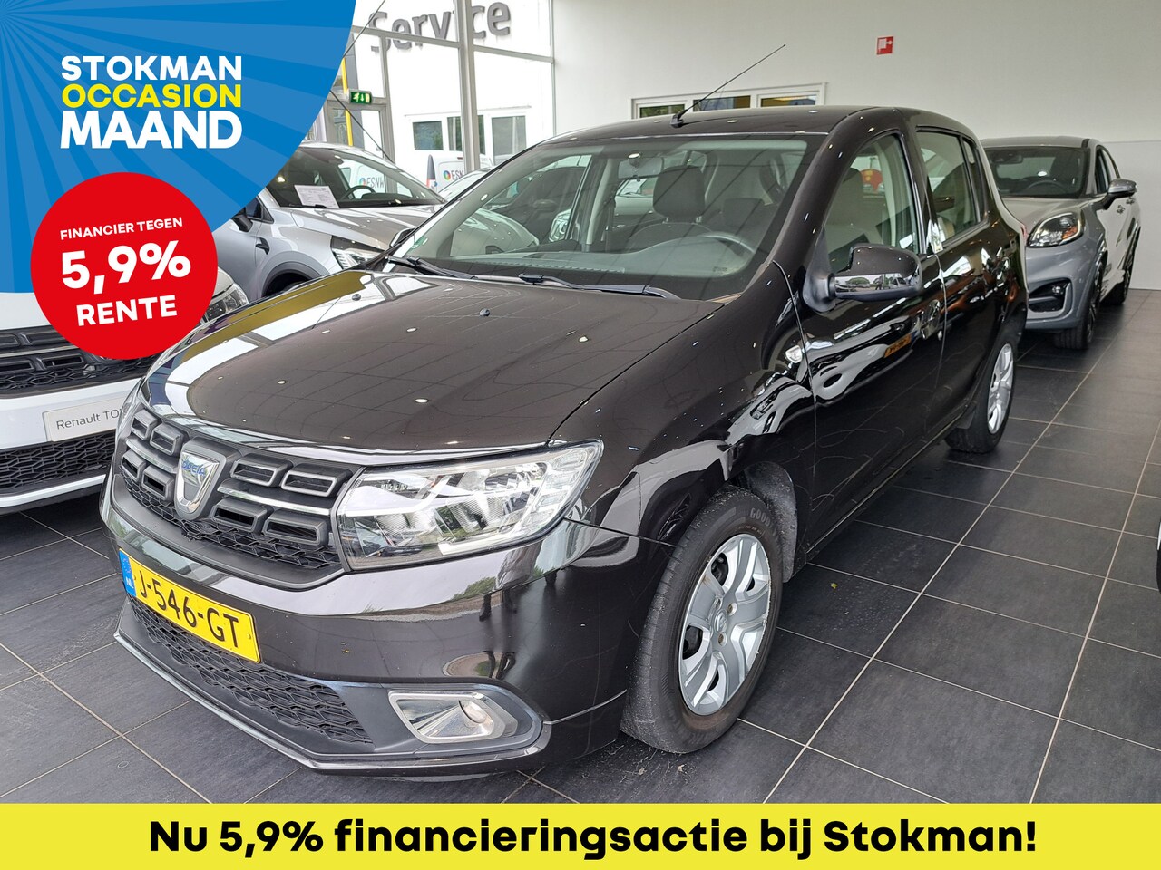 Dacia Sandero - 1.0 TCe Bi-Fuel Comfort | Airco | Cruise | Radio Bluetooth | Parkeersensoren | incl. Bovag - AutoWereld.nl