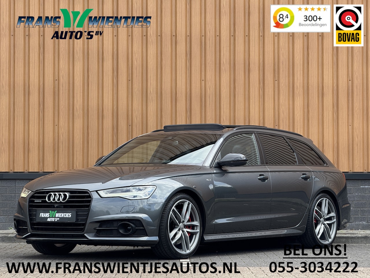 Audi A6 Avant - 3.0 TDI BiT quattro Competition | 327 PK! | Luchtvering | Softclose | Leder | Bose | Afnee - AutoWereld.nl