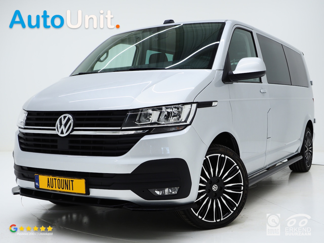 Volkswagen Transporter - 2.0 TDI 150PK DC Dubbele Cabine R-Line L2H1 6-Zits | Sidebars | Splitter | Airco | Carplay - AutoWereld.nl