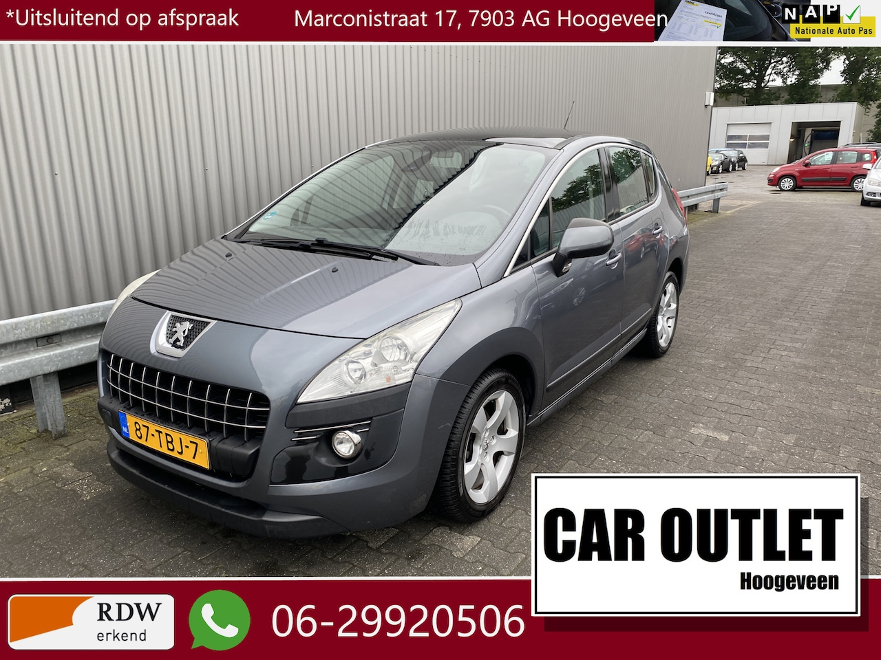 Peugeot 3008 - 1.6 VTi ST 165Dkm.NAP, Clima, CC, Pano, PDC, LM, Trekh, nw. APK – Inruil Mogelijk – - AutoWereld.nl