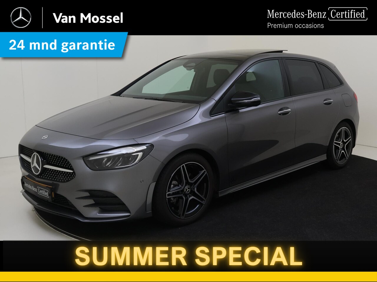 Mercedes-Benz B-klasse - 180 AMG Line / Stoelverwarming / Achteruitrijcamera / Panorama-schuifdak / - AutoWereld.nl