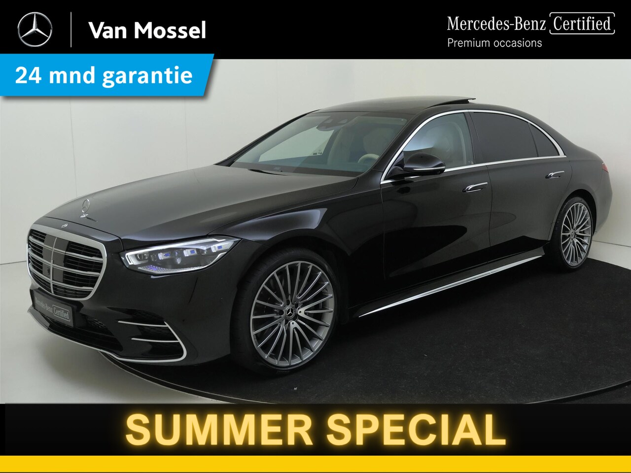 Mercedes-Benz S-klasse - 580 4MATIC Lang AMG Line / Stoelverwarming / Stoelverkoeling / Memory-Stoelen / Panorama-s - AutoWereld.nl