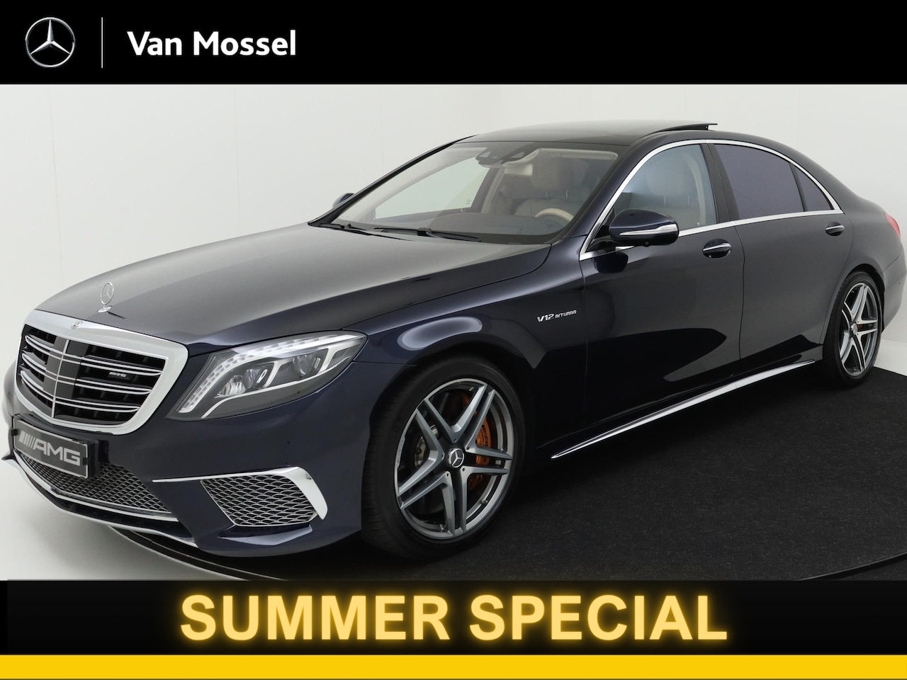 Mercedes-Benz S-klasse - 65 AMG Lang / Stoelverwarming / Stoelventilatie / 360Graden-Camera / Panorama-schuifdak / - AutoWereld.nl