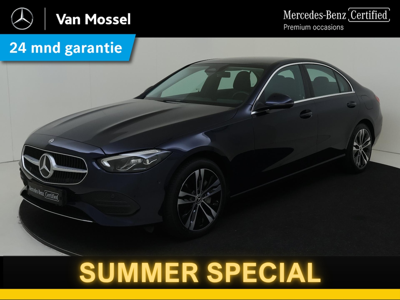 Mercedes-Benz C-klasse - 300 e Luxury Line Limited /Carplay /Dodehoeksensor /Elek. Trekhaak - AutoWereld.nl