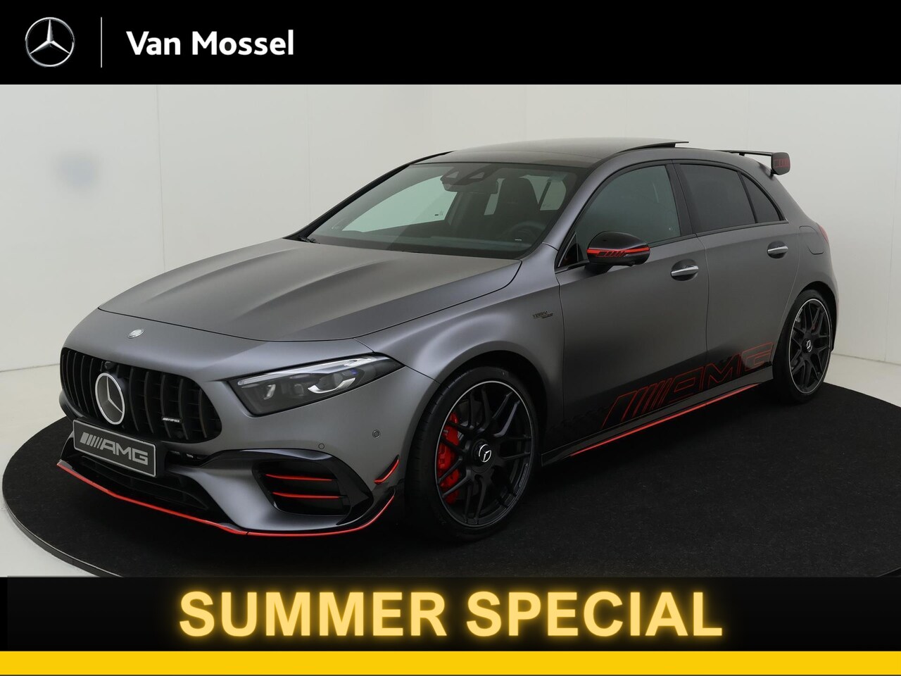 Mercedes-Benz A-klasse - AMG 45 S 4MATIC+ Unieke Street Style Edition/ Premium Plus/ Panoramadak / 19 inch/ Perf. S - AutoWereld.nl