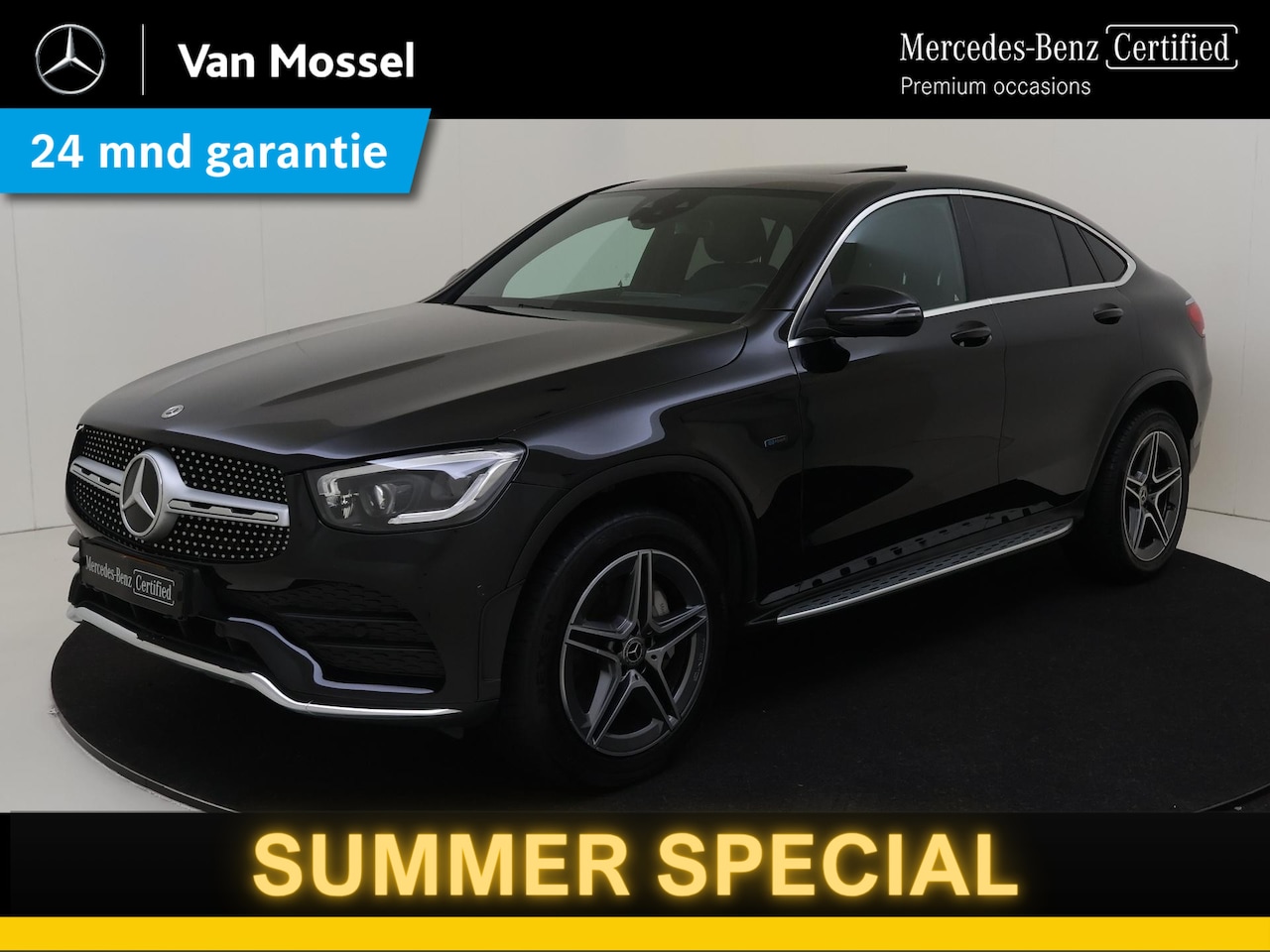 Mercedes-Benz GLC-klasse Coupé - 300e 4MATIC Premium Plus AMG Line / Burmester / Memory - AutoWereld.nl