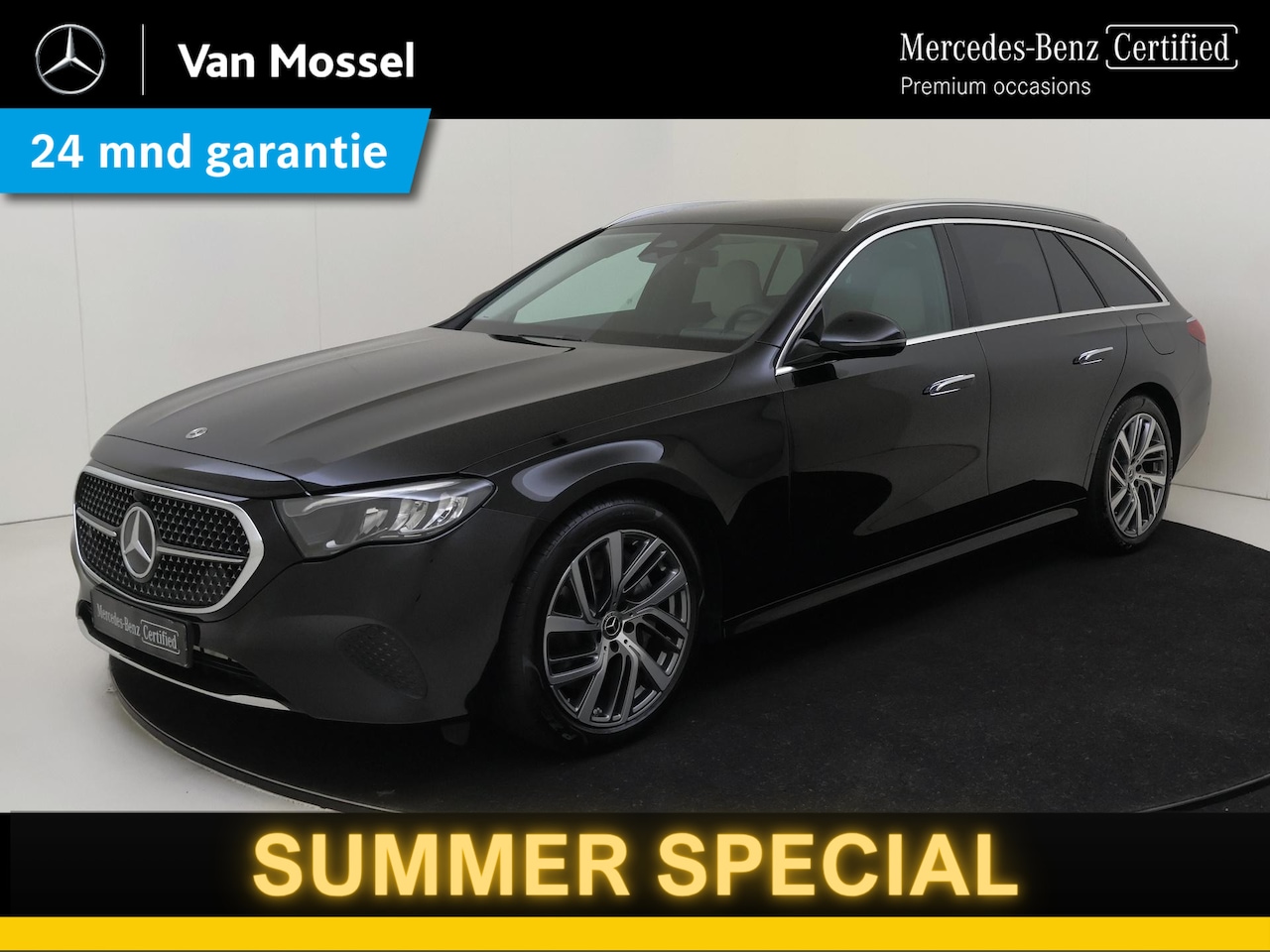 Mercedes-Benz E-klasse Estate - 300 e Luxury Line / Burmester 4D/ El. Trekhaak/ Beige interieur - AutoWereld.nl