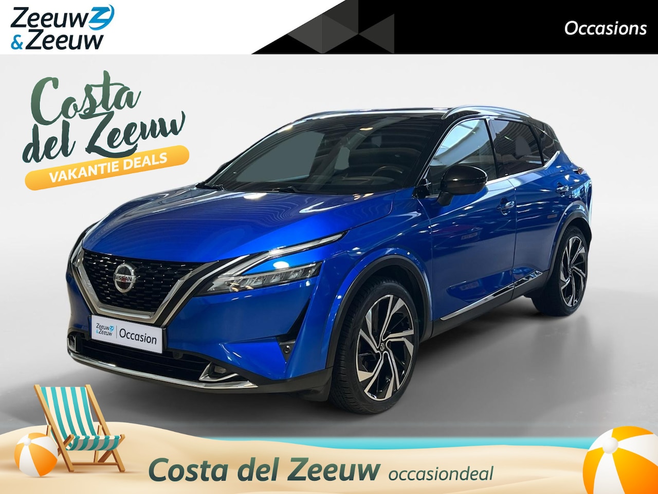 Nissan Qashqai - 1.3 MHEV Xtronic Tekna Plus | Meest luxe uitvoering | Stoelmassage | Automatische kofferba - AutoWereld.nl