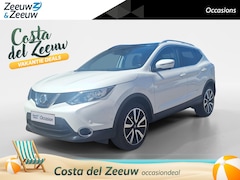 Nissan Qashqai - 1.6 Tekna | Trekhaak| Navigatie| Lederen bekleding| Stoel en voorruitverwarming| Panoramis