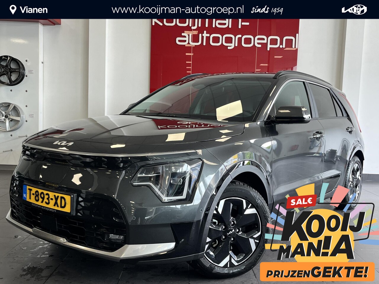 Kia Niro EV - ExecutiveLine 64.8 kWh | Schuif-/kanteldak | Parkeersensoren | Elektr. bedienbare achterkl - AutoWereld.nl