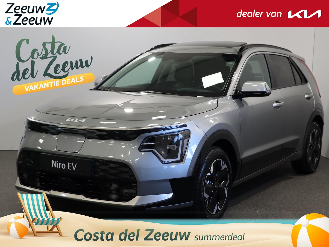Kia Niro EV - Plus Advanced 64.8 kWh | Private Lease vanaf € 569,- | € 500 korting op laadpaal | 2,99% r - AutoWereld.nl