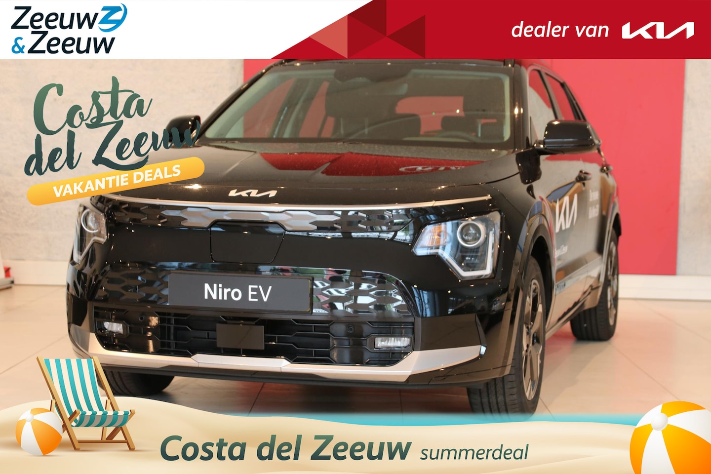 Kia Niro EV - Air 64.8 kWh | Navi | Camera | Parkeersensoren | Climate Control | Nieuw te Bestellen | €4 - AutoWereld.nl