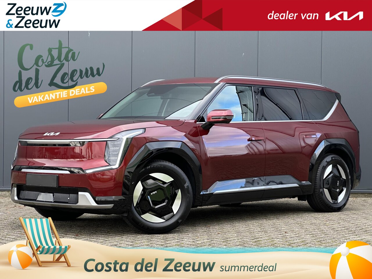 Kia EV9 - Plus 99.8 kWh | *Niet op voorraad* | *Nu te bestellen* | 563KM WLTP | 7 zits | Navi | Clim - AutoWereld.nl