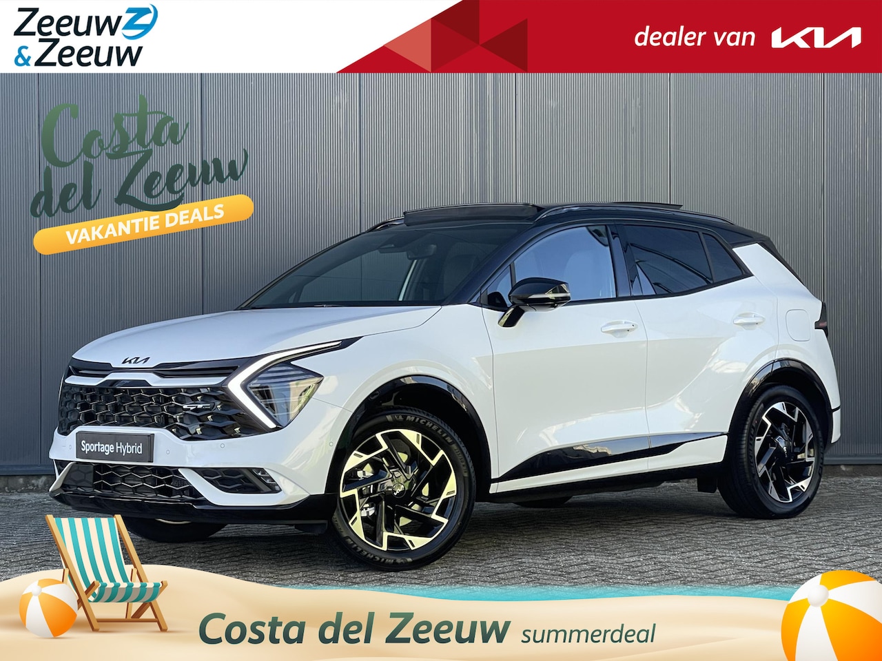 Kia Sportage - 1.6 T-GDi Hybrid GT-PlusLine | *Niet op voorraad* | *Nog enkele kleuren te bestellen* | €3 - AutoWereld.nl