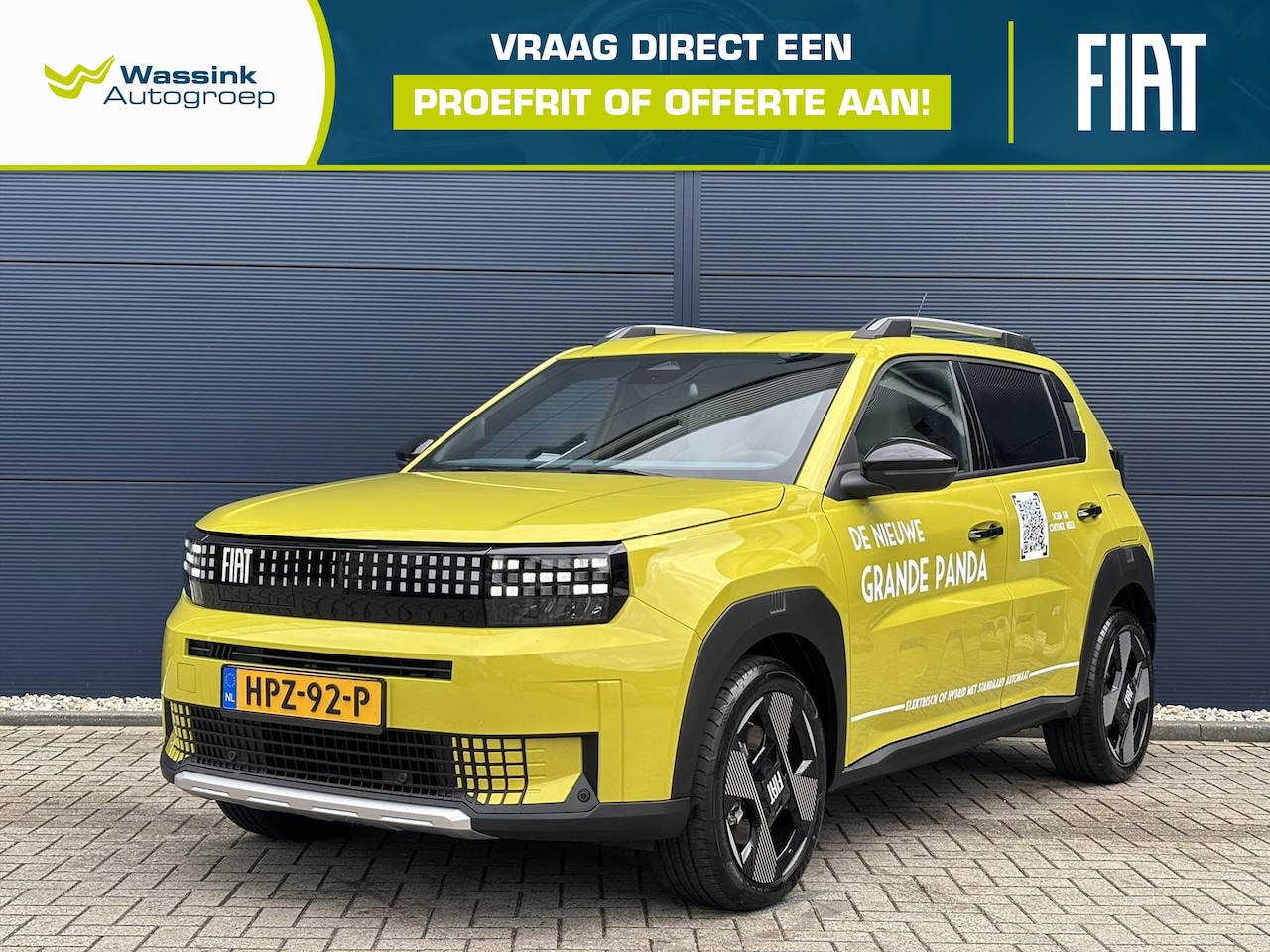 Fiat Grande Panda - 44kWh 113pk La Prima | Stoel & Stuurverwarming | Cruise Control | Navigatie | Parkeercamer - AutoWereld.nl