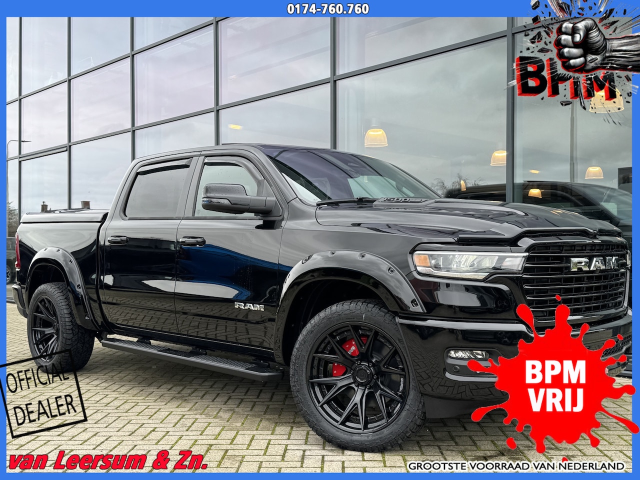 Dodge Ram Pick Up - Laramie Sport XXL Hurricane BPM VRIJ | Pano | Alpine | Achteruitrijcamera - AutoWereld.nl