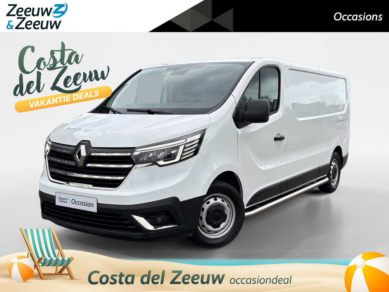 Renault Trafic - 2.0 - 130PK dCi T30 L2H1 Work Edition | BPM VRIJ | Trekhaak | RVS Sidebars | Climate Contr - AutoWereld.nl