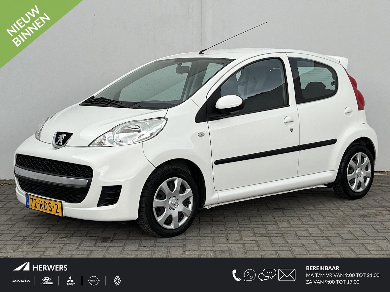 Peugeot 107 - 1.0-12V XS / Goed onderhouden / Elektrische ramen voor / Airco / Radio - CD - AutoWereld.nl