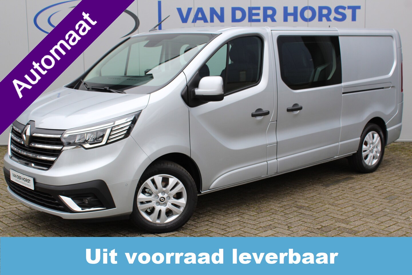 Renault Trafic - 2.0-170pk dCi T29 L2H1 Luxe dubbele cabine AUTOMAAT. Zeer luxe Renault Trafic dubbele cabi - AutoWereld.nl