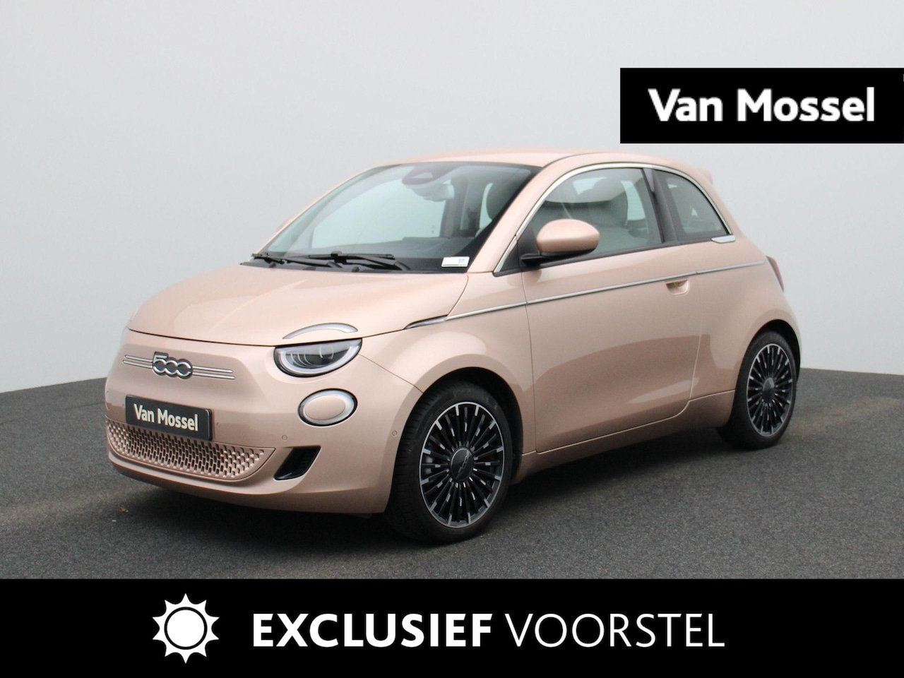 Fiat 500e - La Prima 42 kWh | Leder interieur | Navigatie | Climate Control | Parkeersensoren | LM vel - AutoWereld.nl