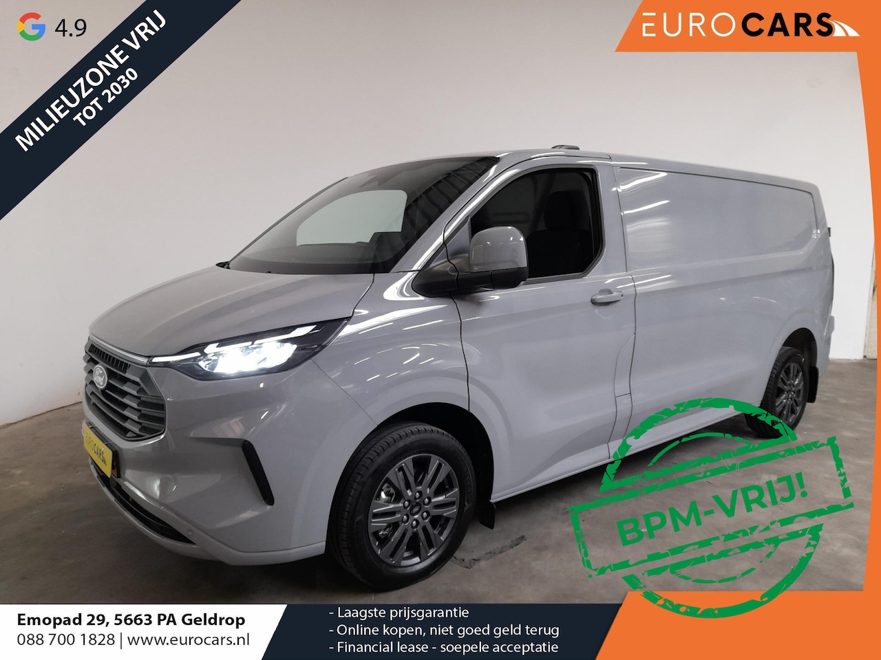 Ford Transit Custom - 320 2.0 TDCI L2H1 Limited Automaat Airco Navigatie Cruise control Trekhaak - AutoWereld.nl