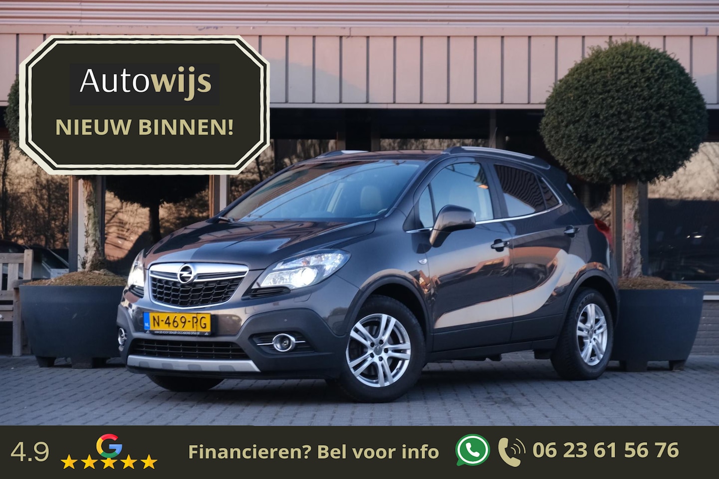 Opel Mokka - 1.4 T Edition|Leder|AUT|Camera|Xenon|Navi - AutoWereld.nl