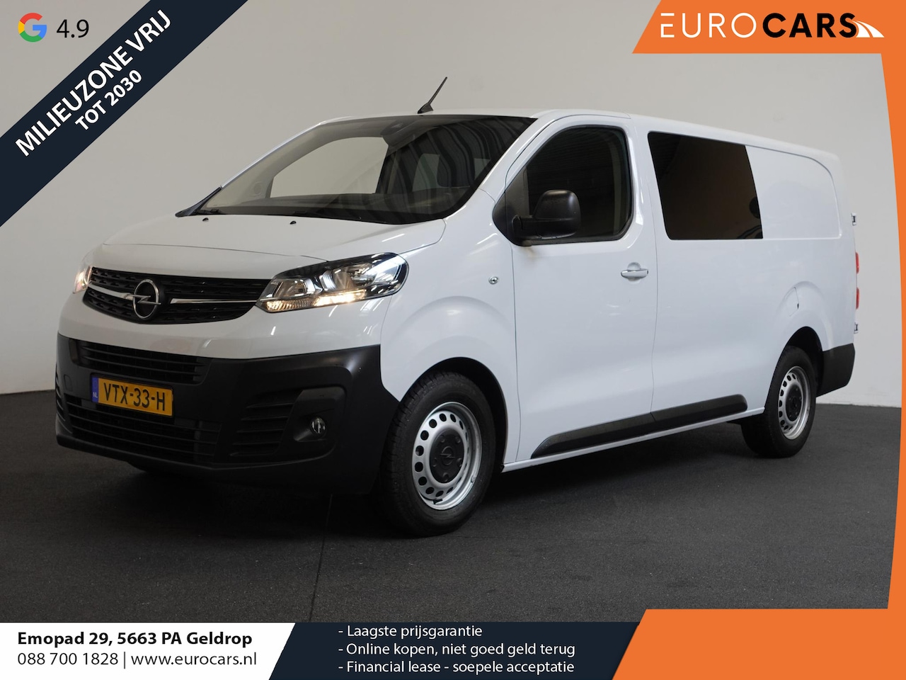 Opel Vivaro - 2.0 CDTI L3H1 Dubbele Cabine Edition Airco Navigatie Parkeersensoren Trekhaak - AutoWereld.nl