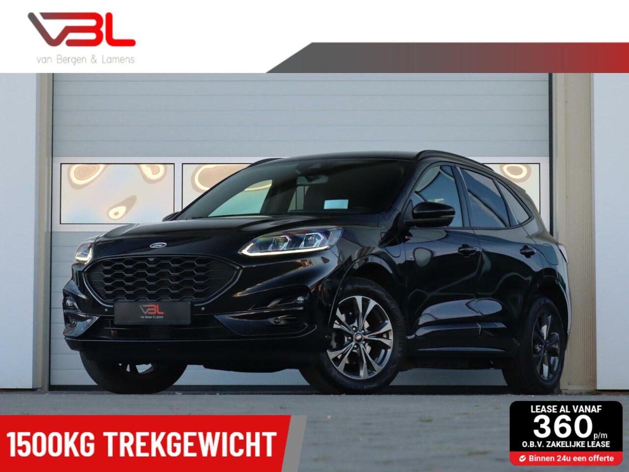 Ford Kuga - 2.5 PHEV ST-Line X |1500KG trekgewicht | Elek. wegklapbare trehaak | ACC | Dodehoekdetecti - AutoWereld.nl