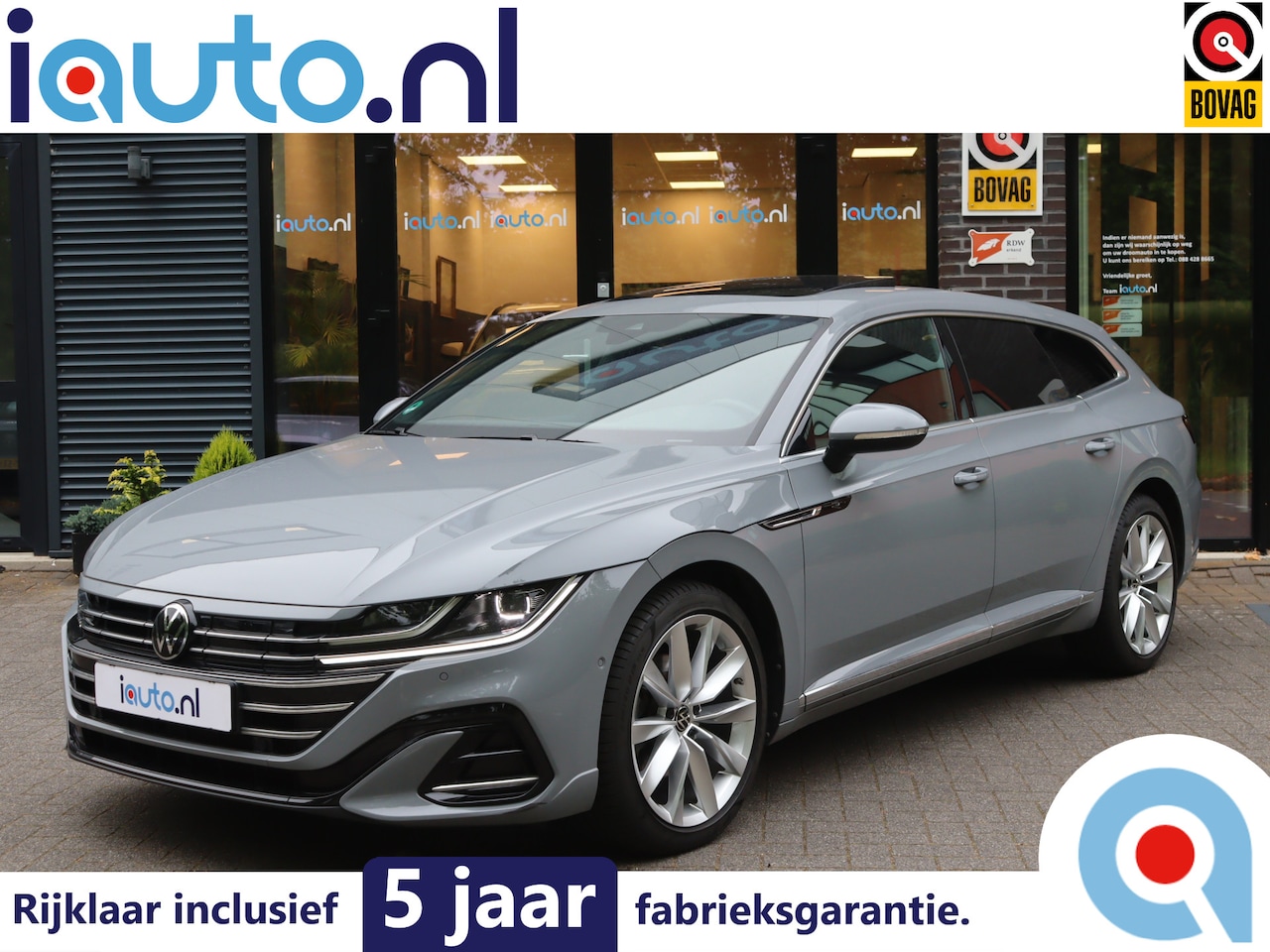 Volkswagen Arteon Shooting Brake - 1.4 TSI eHybrid R-Line Pano/IQ.Light/Navi Pro/Keyless/Elek. lederen R Sportstoelen/DCC/ACC - AutoWereld.nl