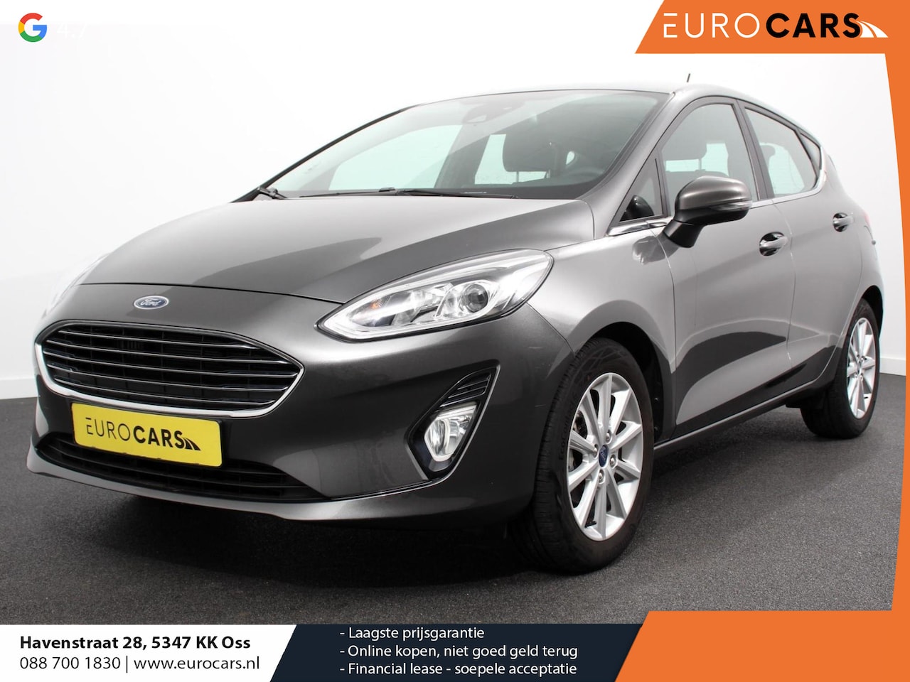 Ford Fiesta - 1.0 EcoBoost 125pk Titanium | Navigatie | Apple Carplay/Android Auto | Parkeersensor achte - AutoWereld.nl