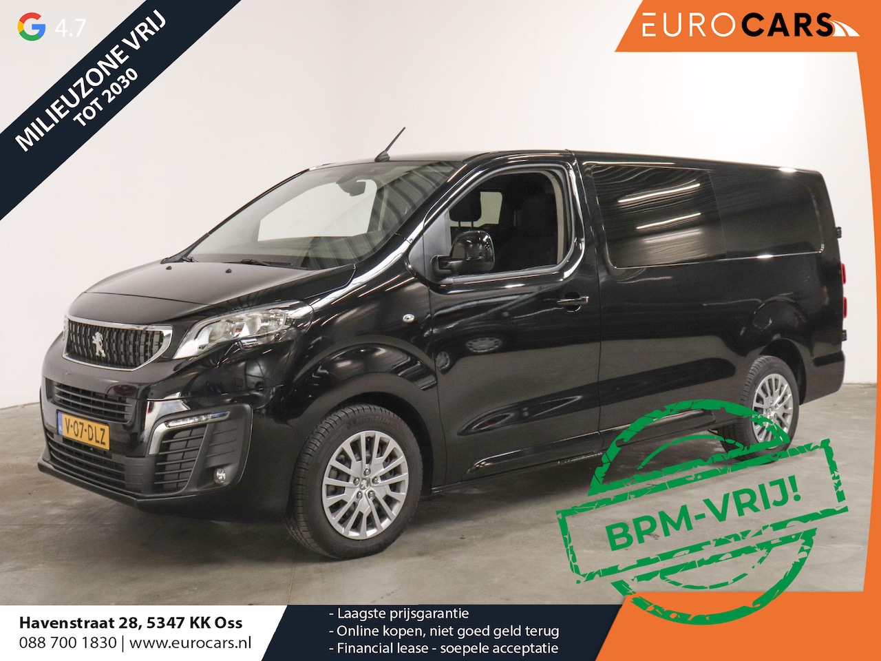 Peugeot Expert - 180pk Long L3H1 Premium Dubbele Cabine Automaat 6p | Navigatie | Airco | Bluetooth | LM Ve - AutoWereld.nl