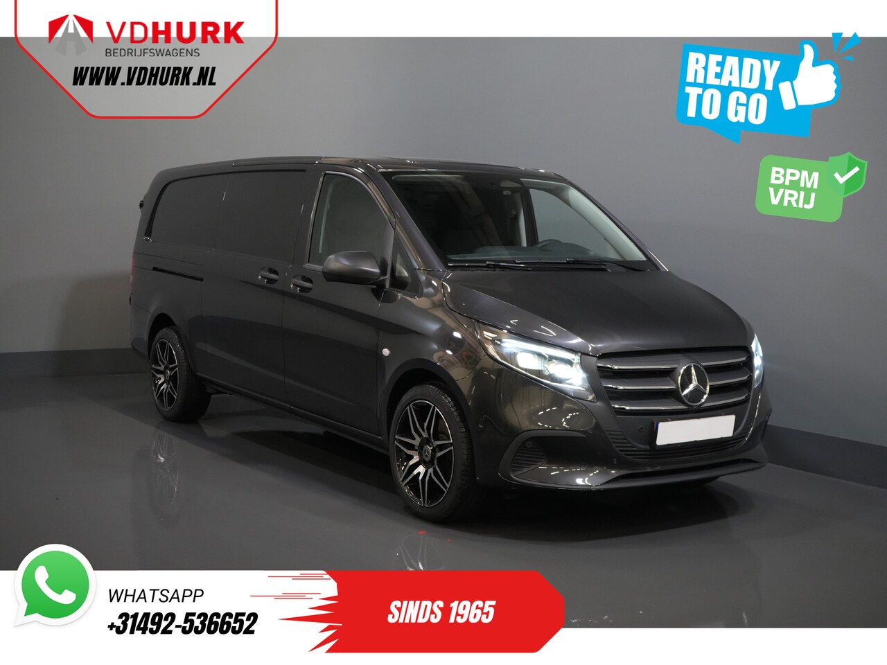 Mercedes-Benz Vito - 116 CDI Aut. L3 Select BPM VRIJ/ LED/ LMV 19"/ 2.5t Trekverm./ Carplay/ Camera/ PDC - AutoWereld.nl