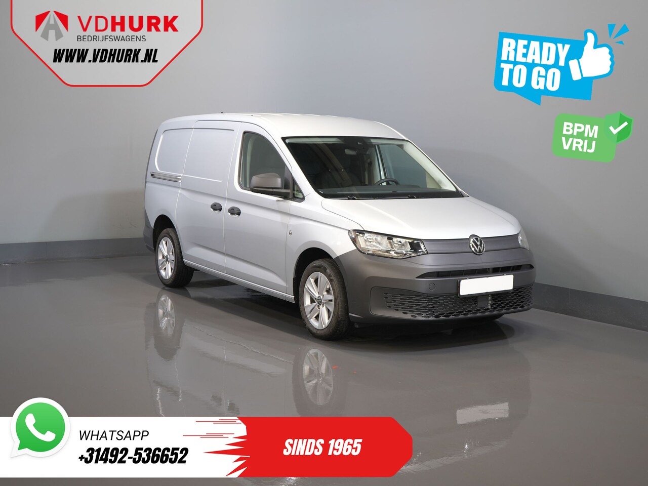 Volkswagen Caddy Cargo Maxi - 2.0 TDI 125 pk DSG Aut. BPM VRIJ Virtual Cockpit/ Carplay/ Cruise/ PDC/ Omvormer - AutoWereld.nl
