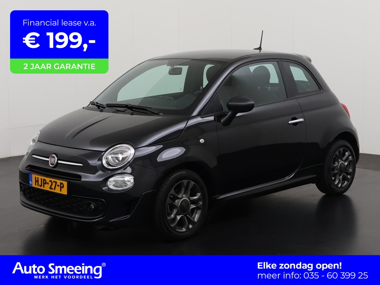 Fiat 500 - 1.0 Hybrid Connect Sport Exterieur | Apple/Android Carplay | Lichtmetalen Velgen | Zondag - AutoWereld.nl