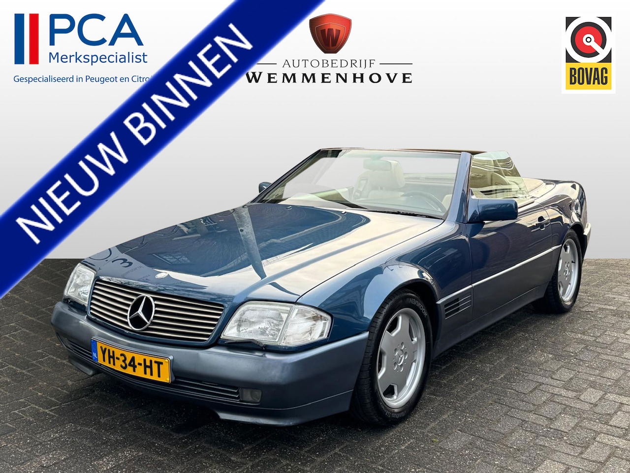 Mercedes-Benz SL-klasse Cabrio - 300 SL-24 Airco-Ecc/Automaat/Leer/Alu wielen - AutoWereld.nl