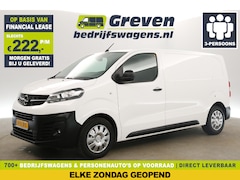 Opel Vivaro - 1.5 CDTI L2H1 Airco Cruise Carplay 360Camera Navigatie 3 Persoons PDC Elektrpakket Achterk