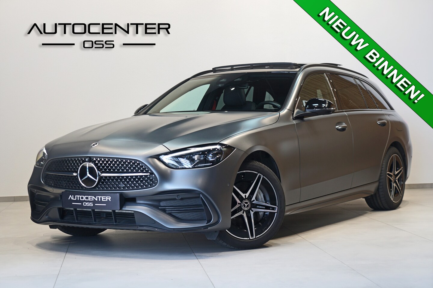 Mercedes-Benz C-klasse Estate - 300 e AMG Line ✅ MAGNO ✅ PANO ✅ TREKHAAK ✅ HEAD-UP ✅ 360 ✅ MEMORY  ✅ ADAP.CRUISE - AutoWereld.nl