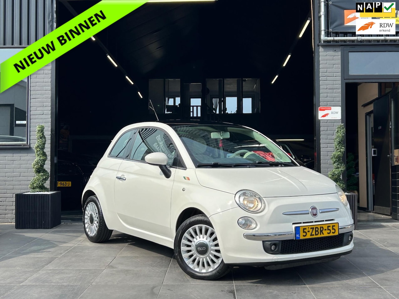 Fiat 500 - 1.2 Naked|Airco|El Pakket|Panoramadak|APK| - AutoWereld.nl