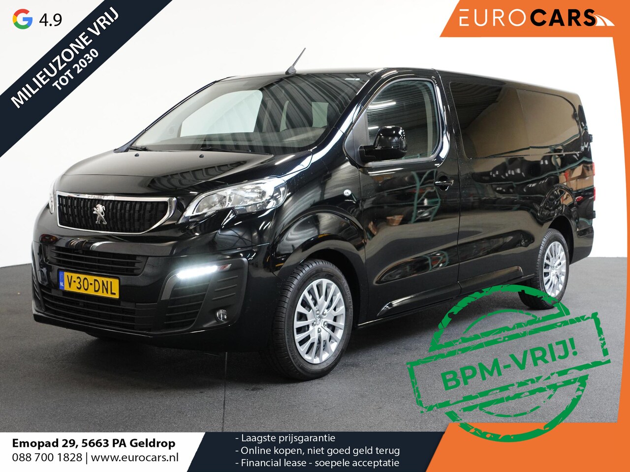 Peugeot Expert - 2.0 BlueHDI 180 Long Premium Dubbele Cabine Automaat Airco Bluetooth LM Velgen Look pakket - AutoWereld.nl