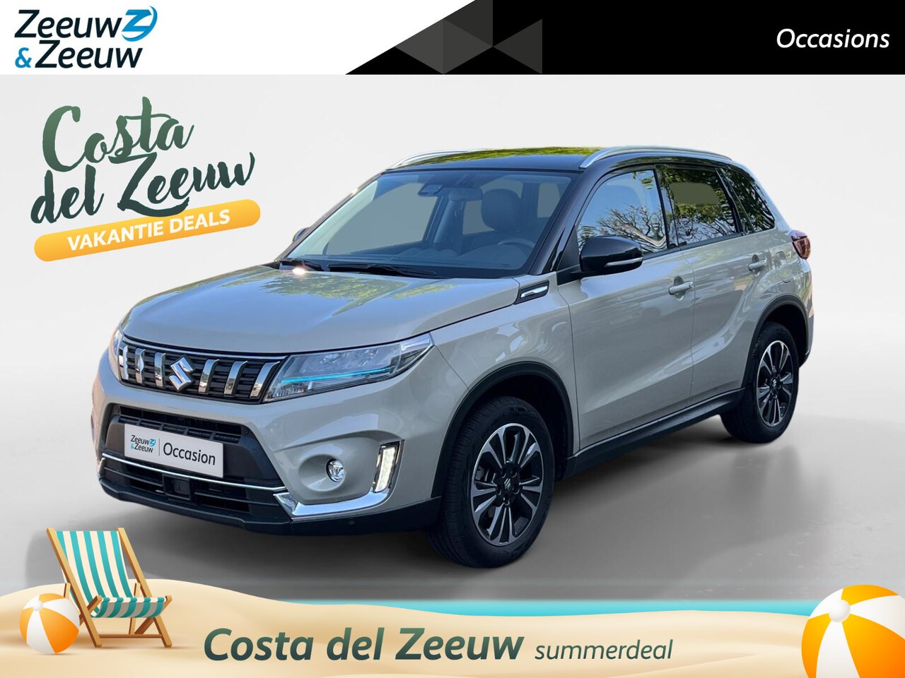Suzuki Vitara - 1.5 Hybrid Style AUTOMAAT | GARANTIE 2029! | CAMERA | NAVI | ZWART DAK | NL-AUTO | - AutoWereld.nl