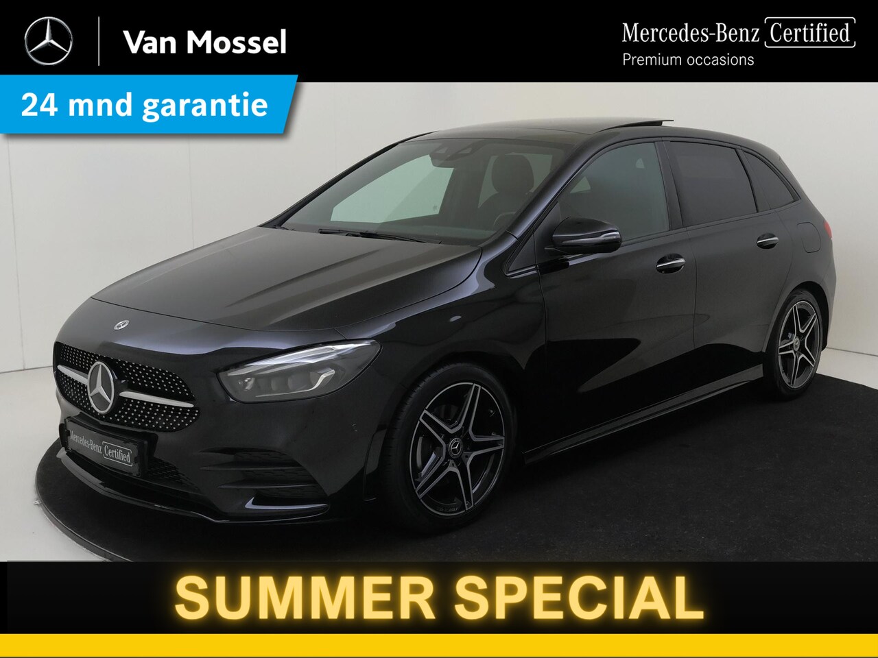 Mercedes-Benz B-klasse - 180 Business Solution AMG Premium Plus/ Panoramadak /Memory stoelen /Night pakket - AutoWereld.nl