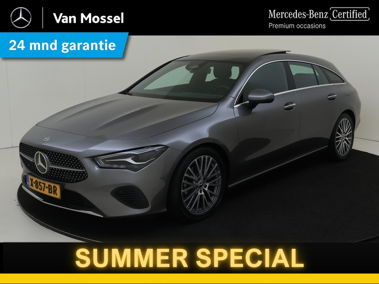 Mercedes-Benz CLA-klasse Shooting Brake - 180 Luxury Line / Panorama dak / Parkeercamera / Stoelverwarming / - AutoWereld.nl